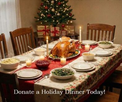 holiday dinner w- writing